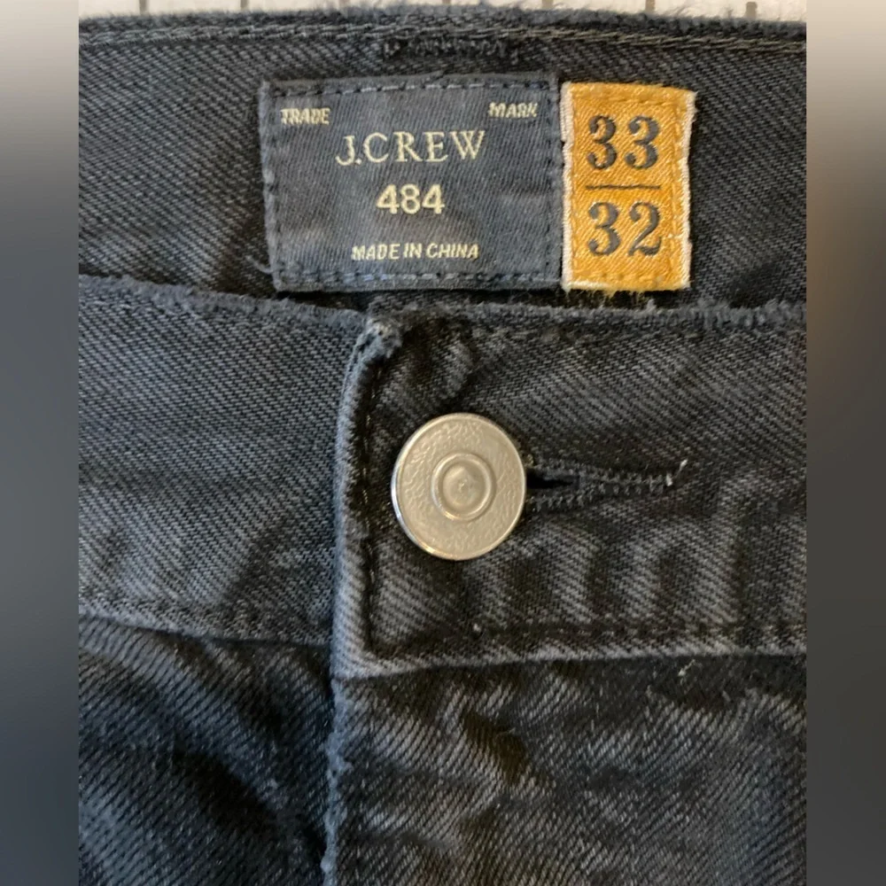 J. Crew 484 Men’s‎ Size 33/32 Black Jeans